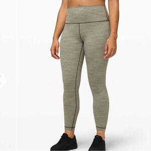 Lululemon Wunder Under High-Rise Tight 25" *Full-On Luon Sage Dark Olive Size 6